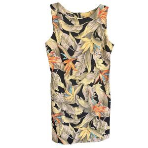 Tropical Sleeveless Dress by AGB Dress Size 14